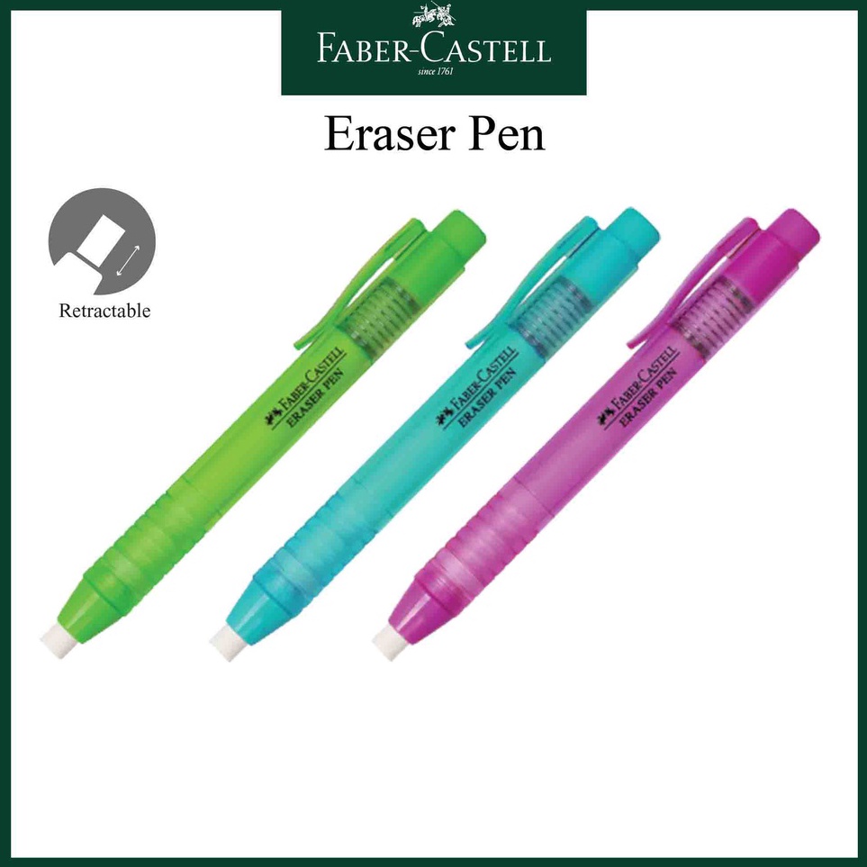 

Modern Eraser Pen Faber Castell Penghapus Pensil Faber Castell Bentuk Pulpen Bisa Di isi Ulang