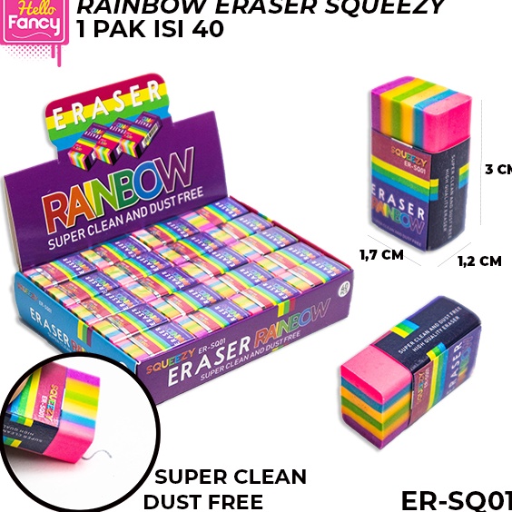 

Penghapus Eraser Rainbow ERSQ1