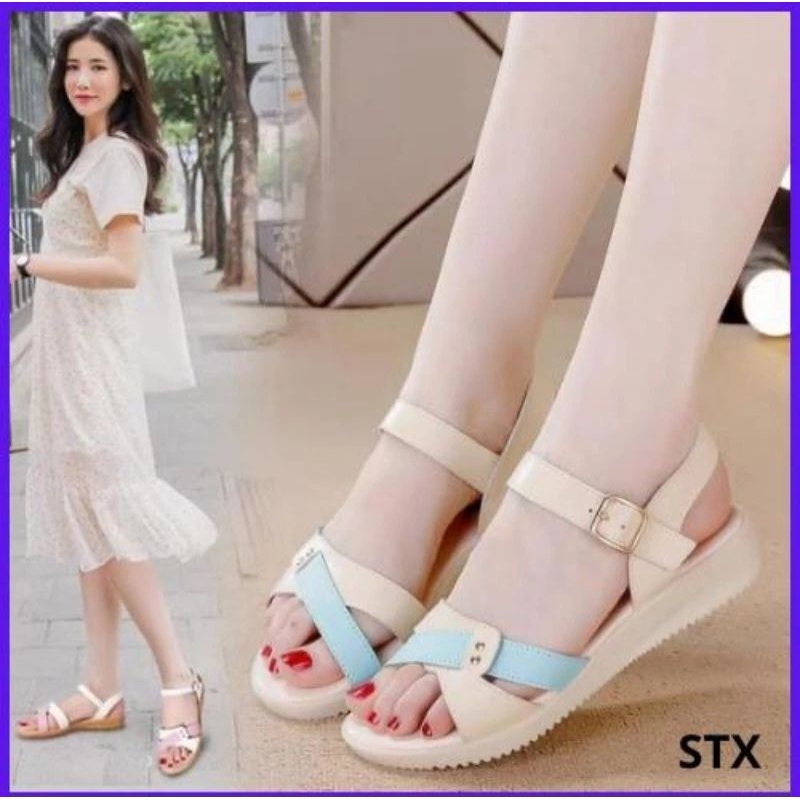 Sandal Wanita FlatShoes Semi Style Korea (STX)