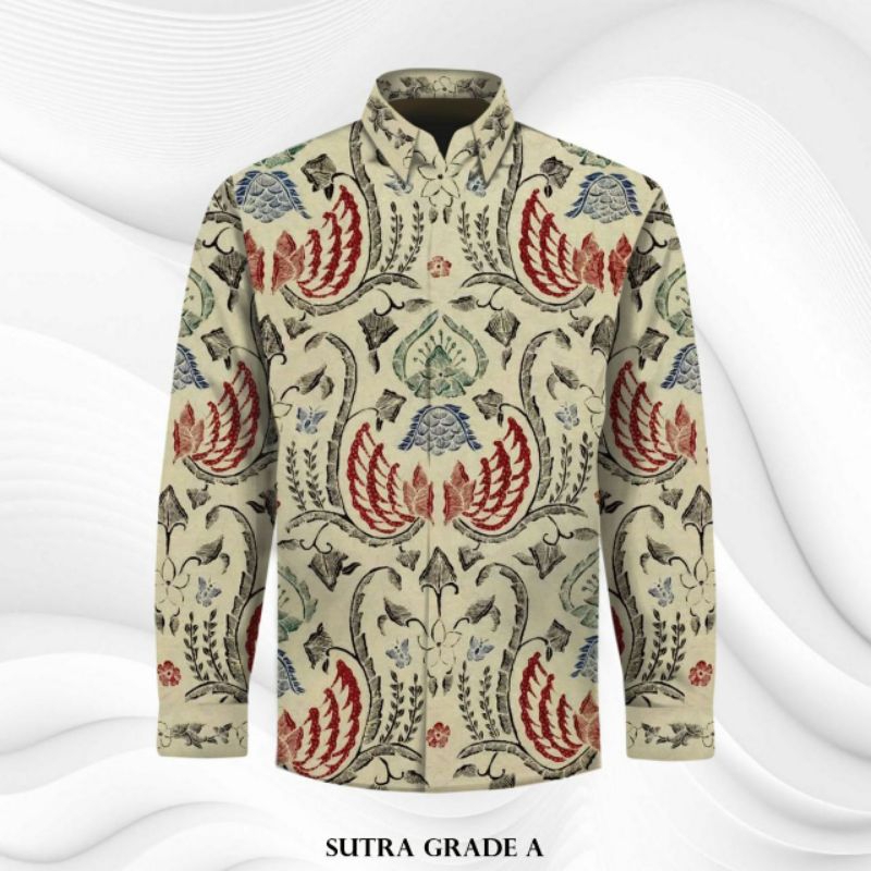 kain batik tulis pria bahan sutera atbm grade A. batik tulis pria. batik sutera. kain. ad