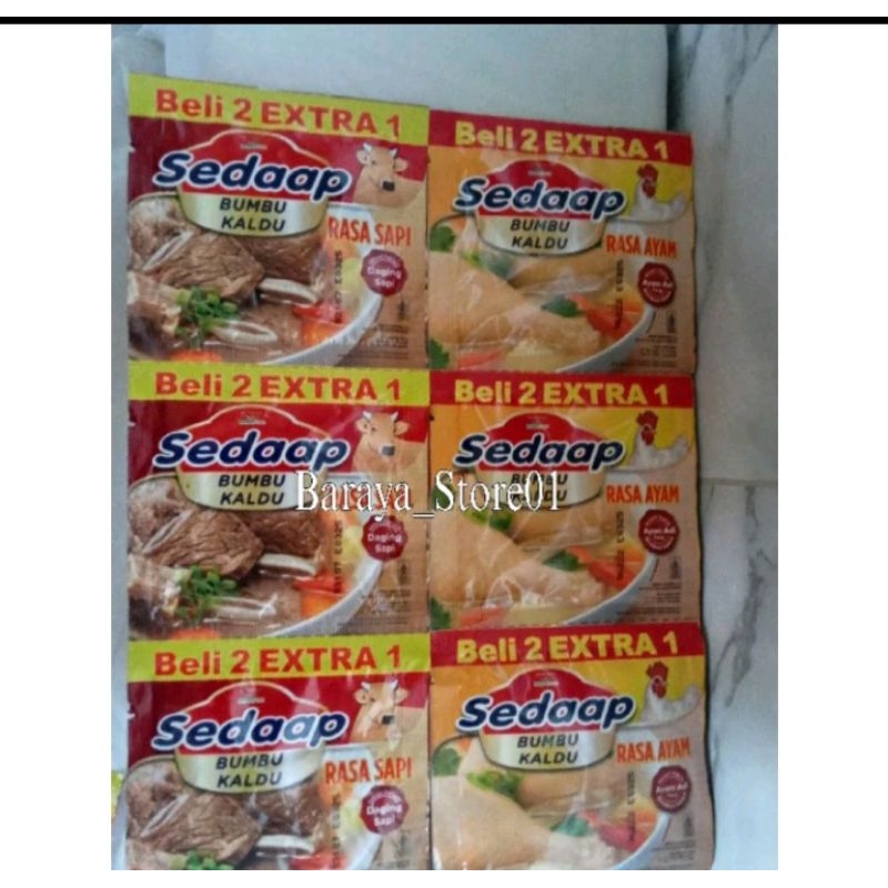 

WINGFOOD SEDAP bumbu kaldu 9gr isi 18 renceng