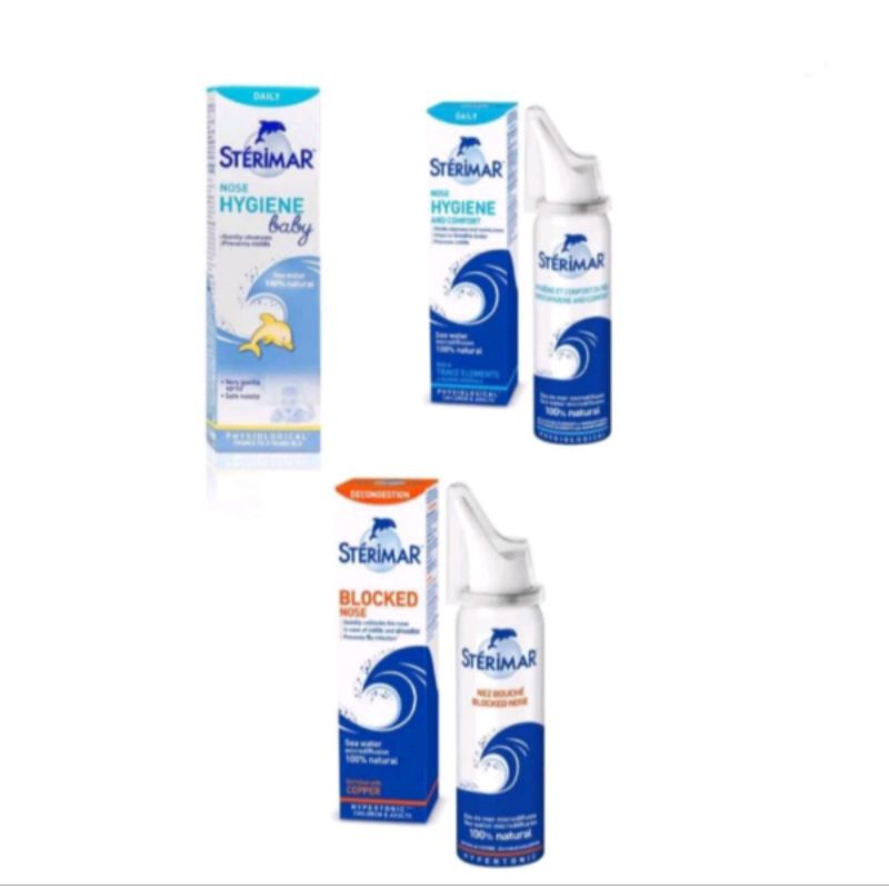 Sterimar Baby Nose Hygiene 50ml / Sterimar Nose Hygiene & Comfort 50ml / Sterimar Blocked Nose 100ml