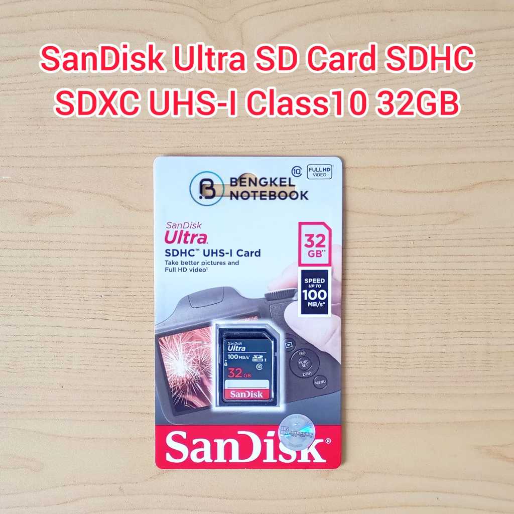 SanDisk Ultra Memory SD Card SDCard SDHC SDXC UHS-I Class10 16GB 32GB 64GB