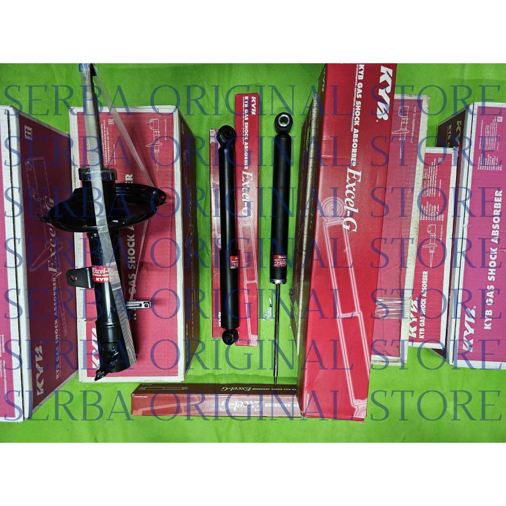 Shock Breaker Depan Belakang ORIGINAL ASLI merk KYB / KAYABA EXCEL-G TOYOTA STARLET KOTAK EP70 / EP7