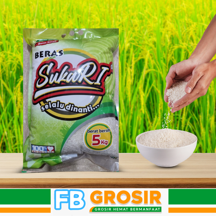 

Beras DiHorein Showa Sukari Triger Kembang 5 Kg Berkualitas Putih Bersih Enak dan Murah