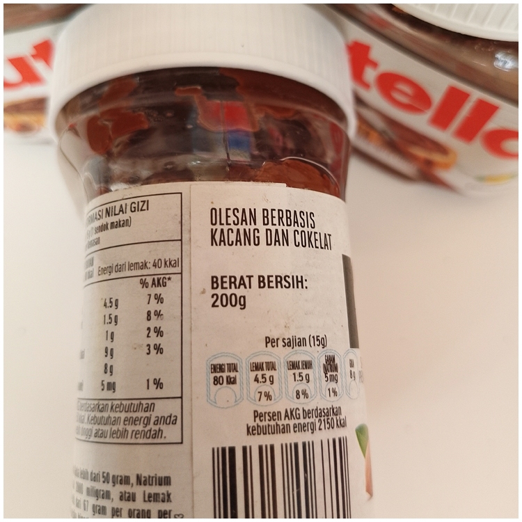 

Selai Nutella Chocolate Hazelnut Spread 200gr