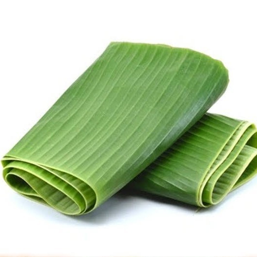 

Daun pisang hijau fresh satu gulung