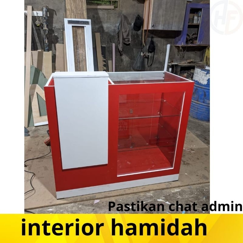 MEJA KASIR ETALASE PREMIUM 1