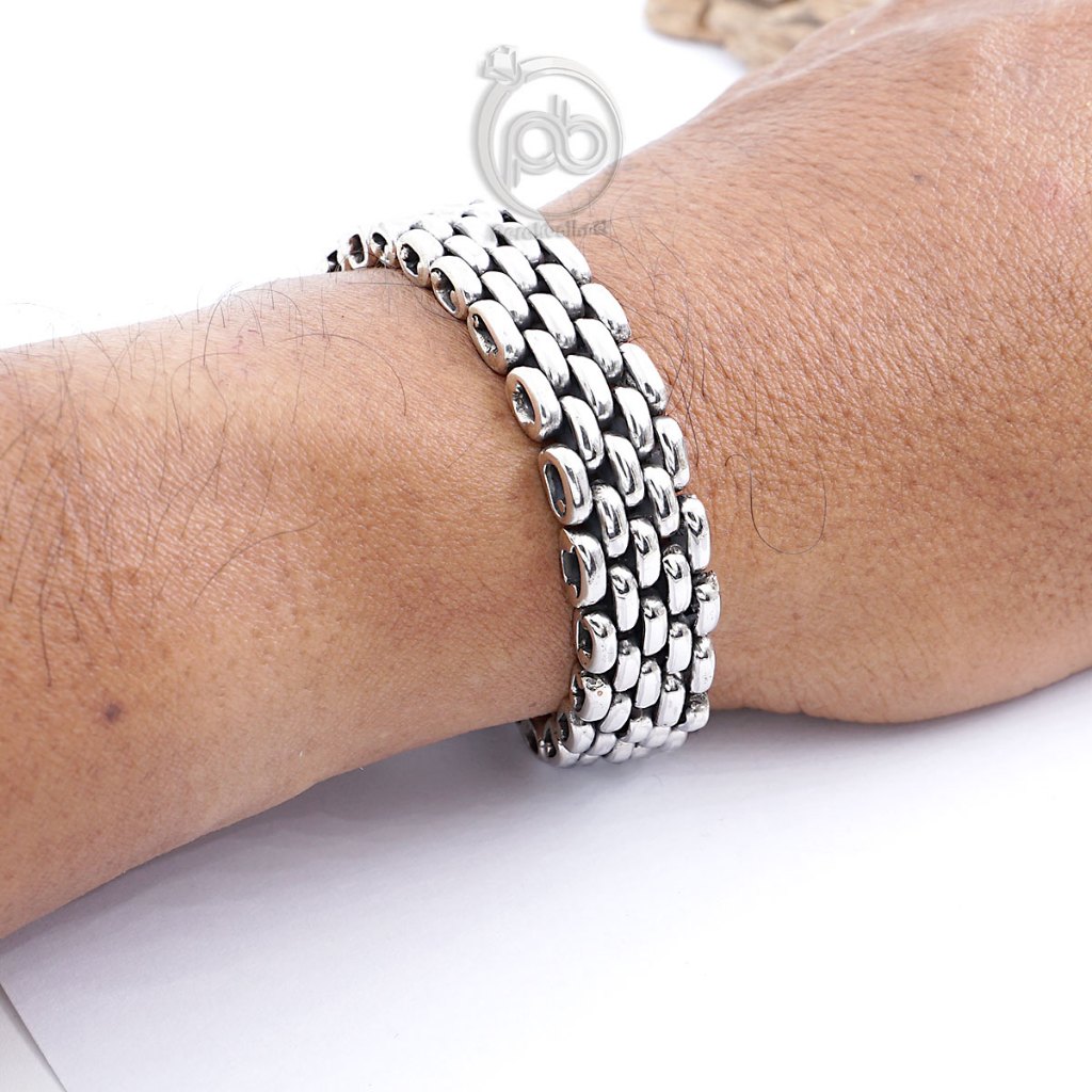 Gelang Pria Perak 925 Sterling Silver Olexander