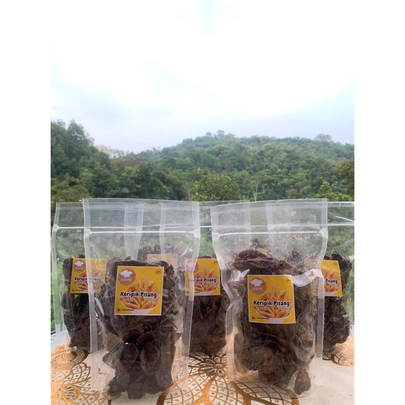 

Kripik pisang cokelat lumer