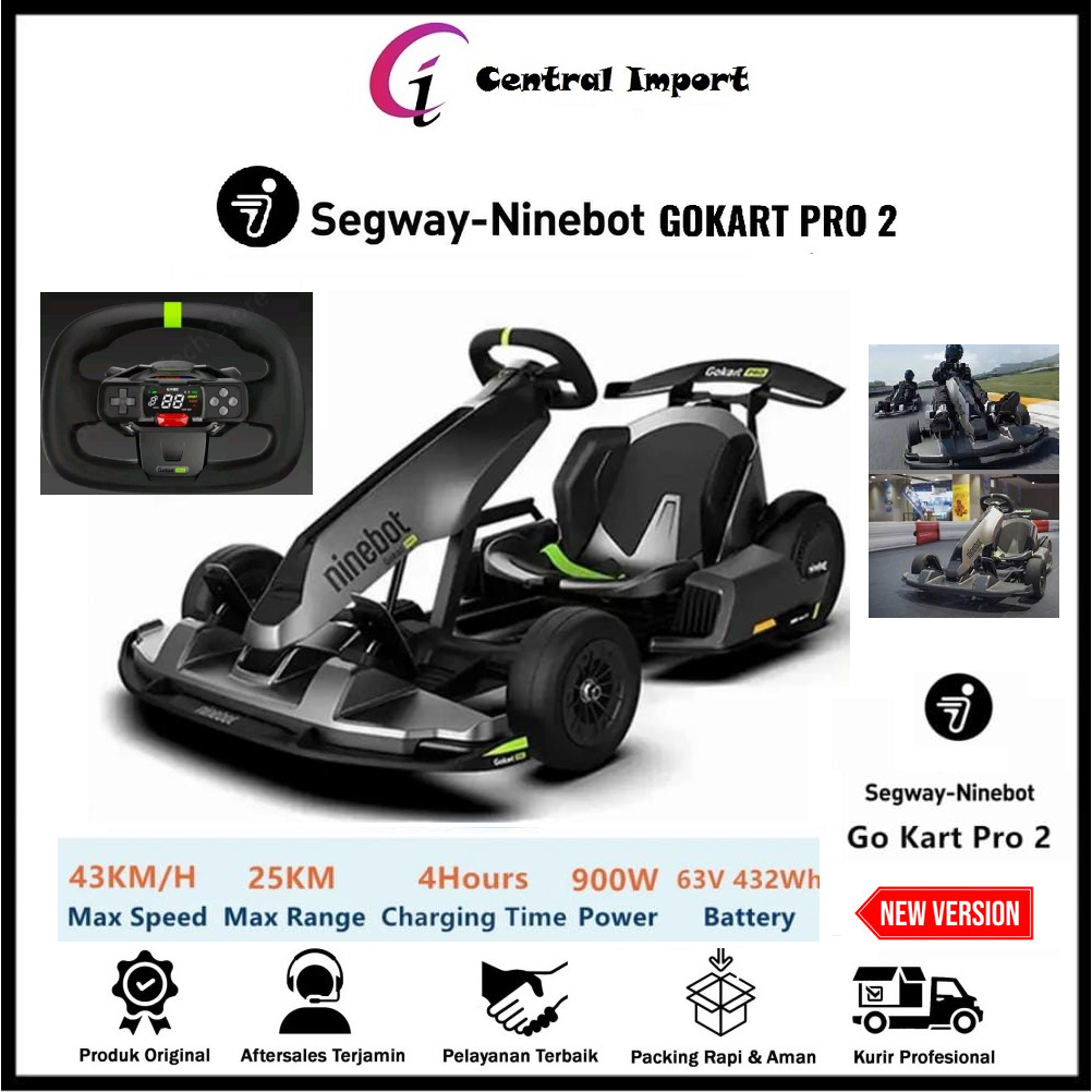 Xiaomi Segway Ninebot Gokart Pro Versi 2 Fullkit With Ninebot Mini S-Max New Version - Segway Ninebo