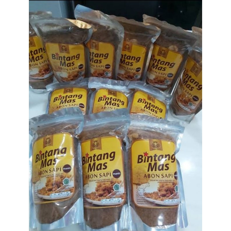 

[STOK TERBARU] ABON SAPI BINTANG MAS varian MANIS / ABON KHAS LOMBOK