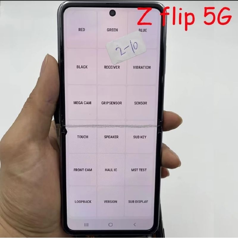 lcd samsung z flip 1 f700 atau f707 minus ringan