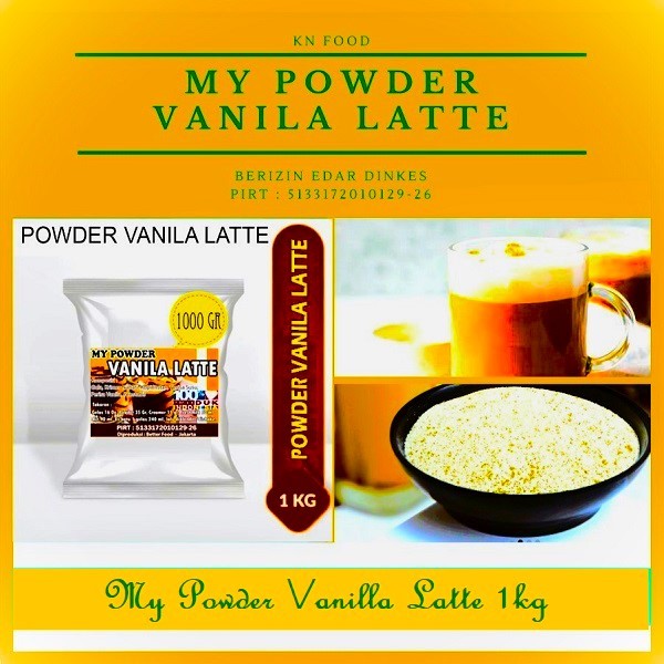

Powder Vanilla Latte - Vanilla Latte - Bubuk Rasa Vanilla Latte- 1Kg