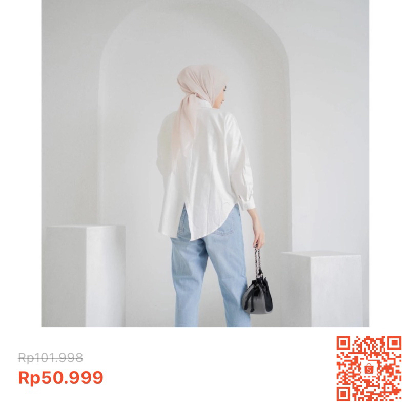 blus wanita bahan linen