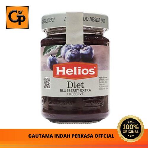 

Selai Buah Helios Diet Blueberry Extra Preserve 280g