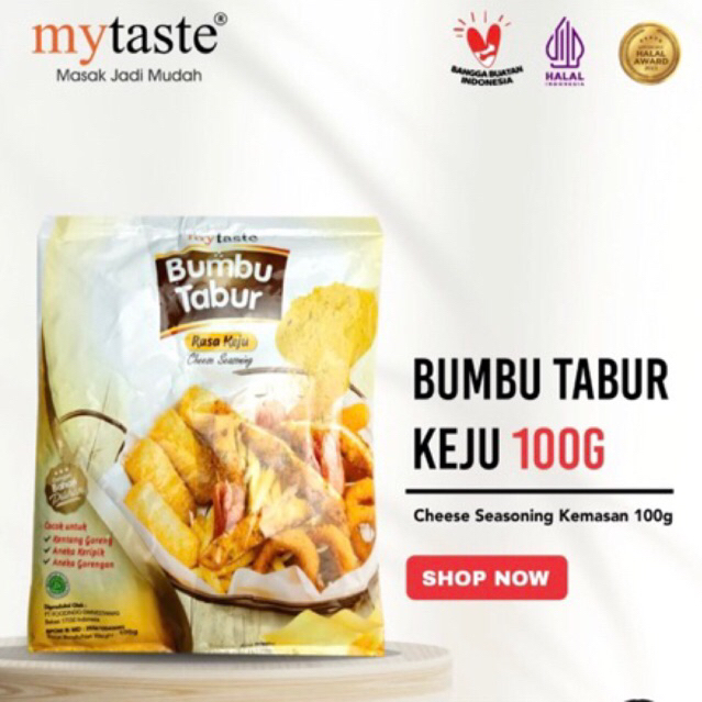 

my taste bumbu tabur 100 gr keju balado bbq jagung bakar