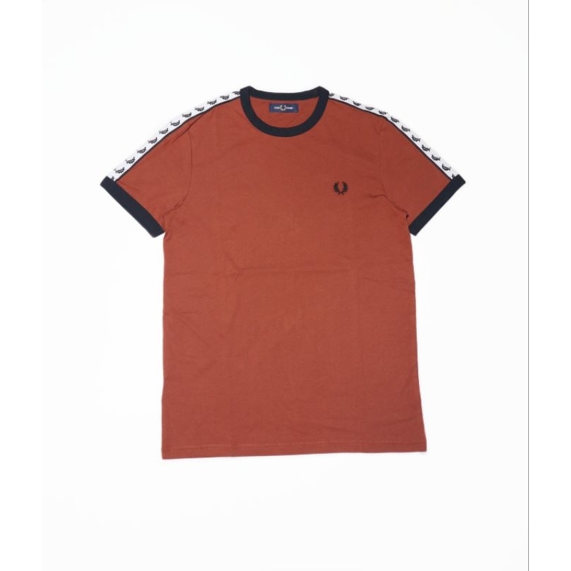 Fred Perry Tape Ringer T-shirt Paprika Original