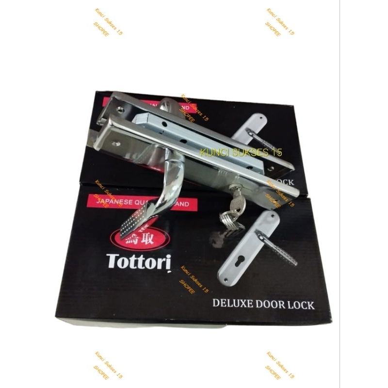 Handle Besar Komplit Stainless TOTTORY / Kunci Pintu 25 Cm JAPANESE