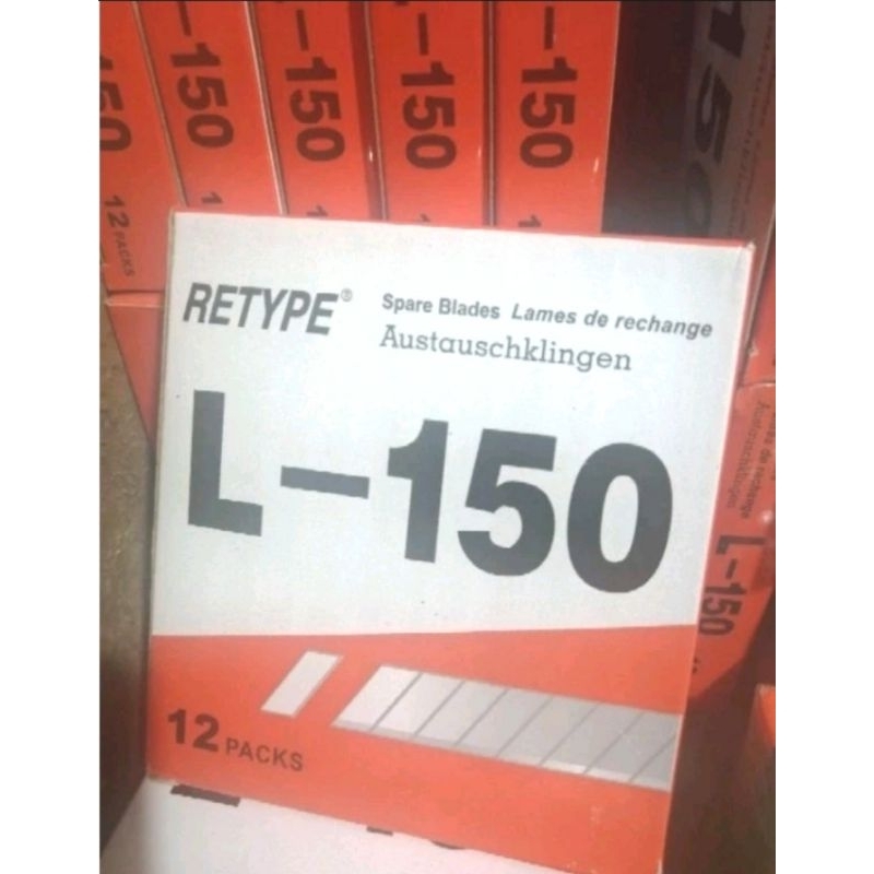 

Isi Cutter besar L 150 / isi kater besar sangat tajam dan tidak mudah tumpul 60pcs