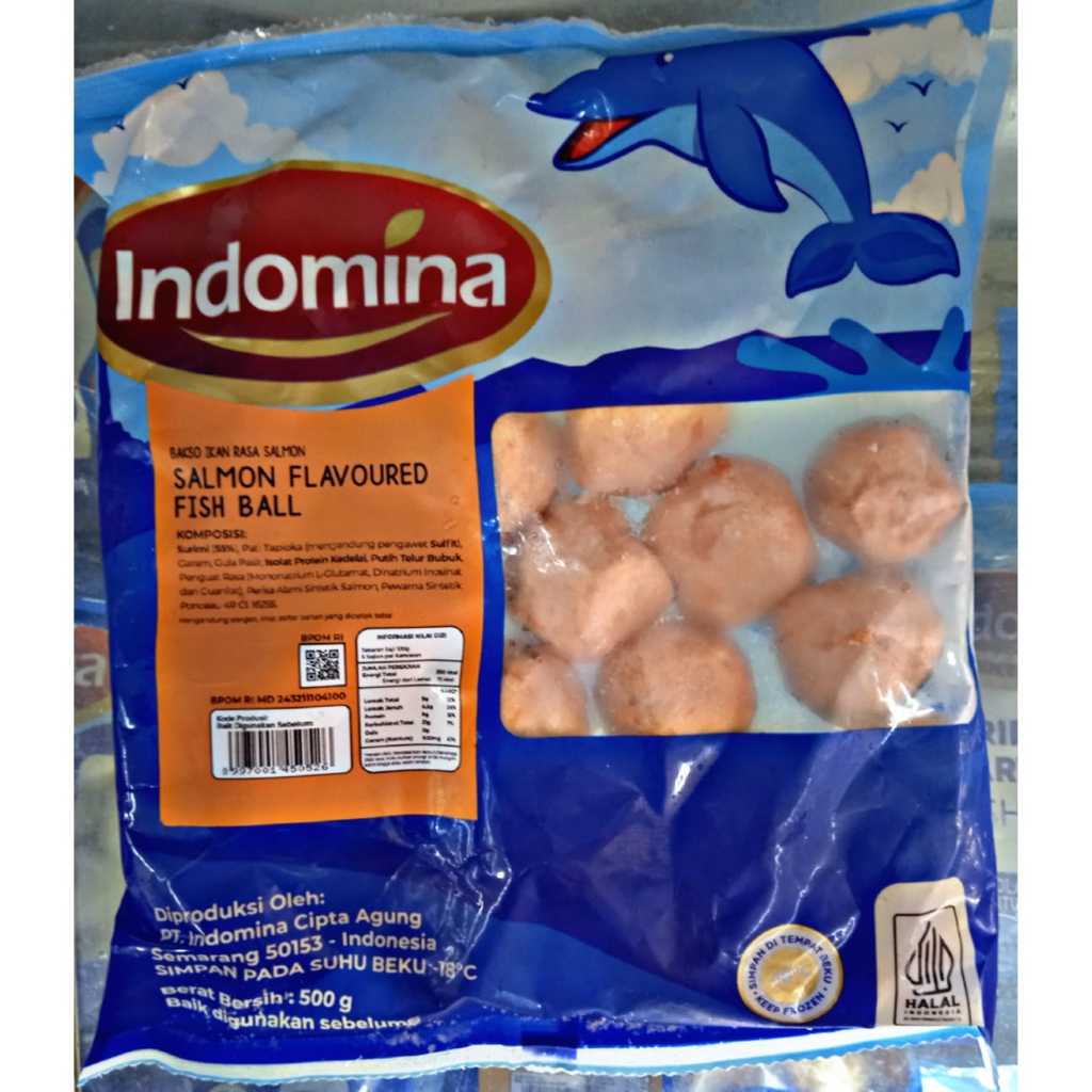 

INDOMINA Salmon Flavoured Fish Ball 500 gr