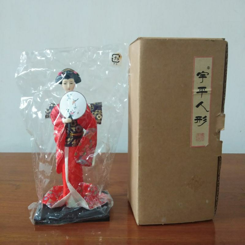 Boneka Geisha Kimono Jepang Japan.