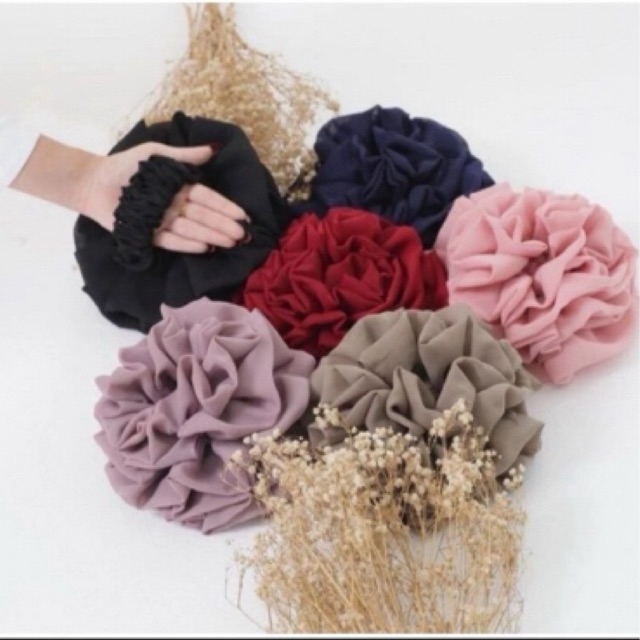 Cepol hijab mawar/cepol mawar jumbo premium