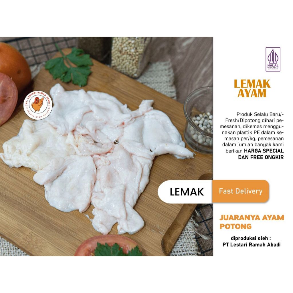 

Lemak Ayam Fresh 1kg