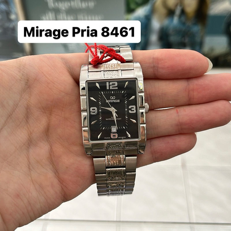 Jam Tangan Mirage 8461 Pria Silver