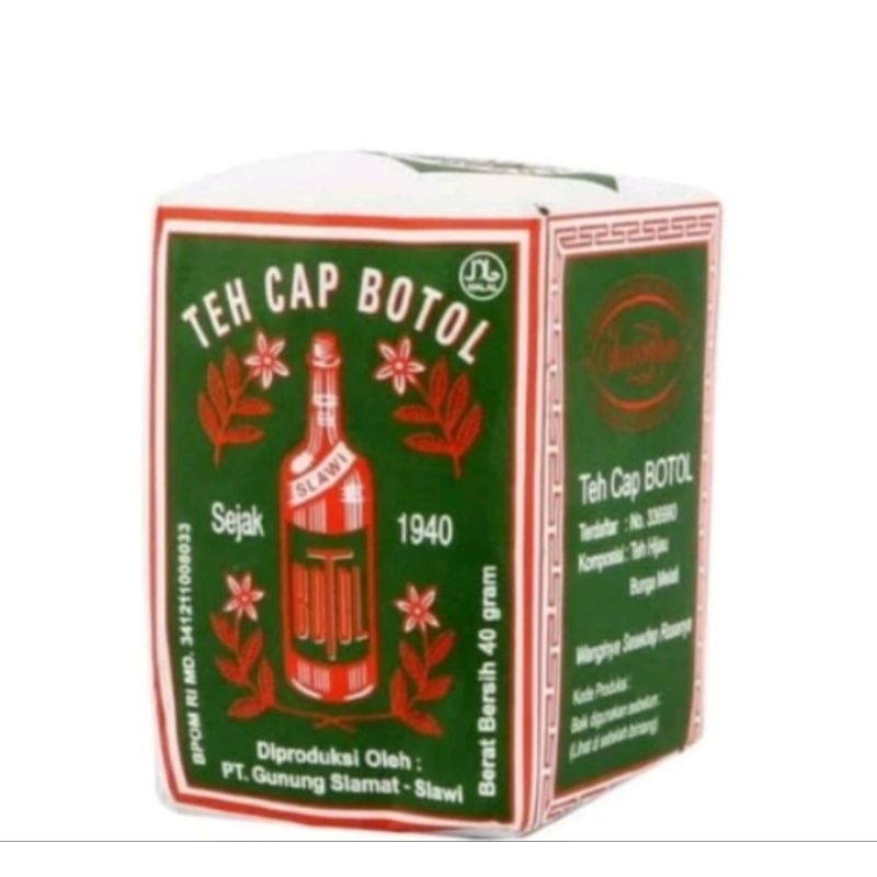 

Teh tubruk cap botol 40gr 1pack 10pcs