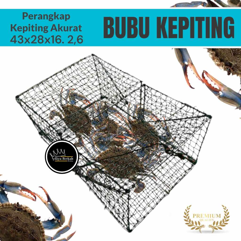 BUBU KEPITING PERENGKAP KEPITING BAKAU RAJUNGAN AKURAT