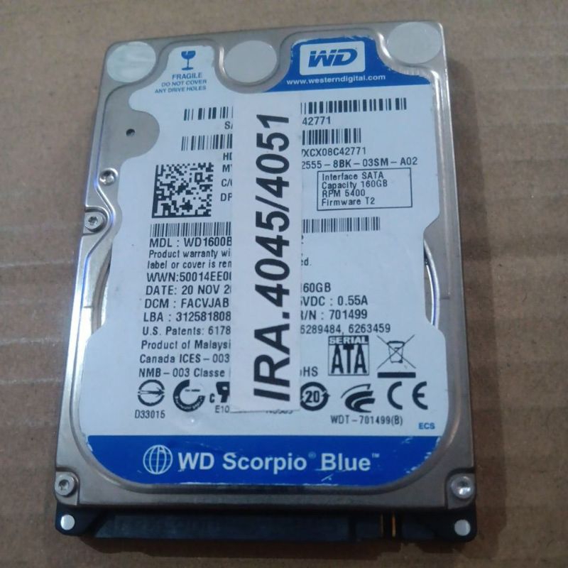 Hardisk Mesin Fotocopy canon IRA-4045/4051