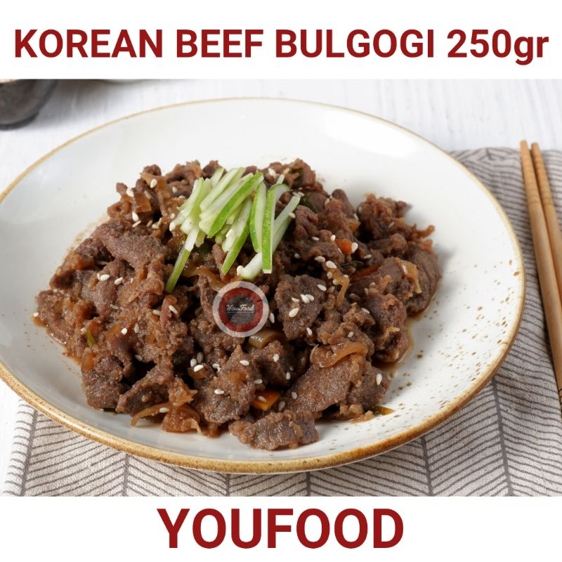 

Beef Bulgogi 250gr / Daging Sapi AUS Bulgogi (Siap Masak)