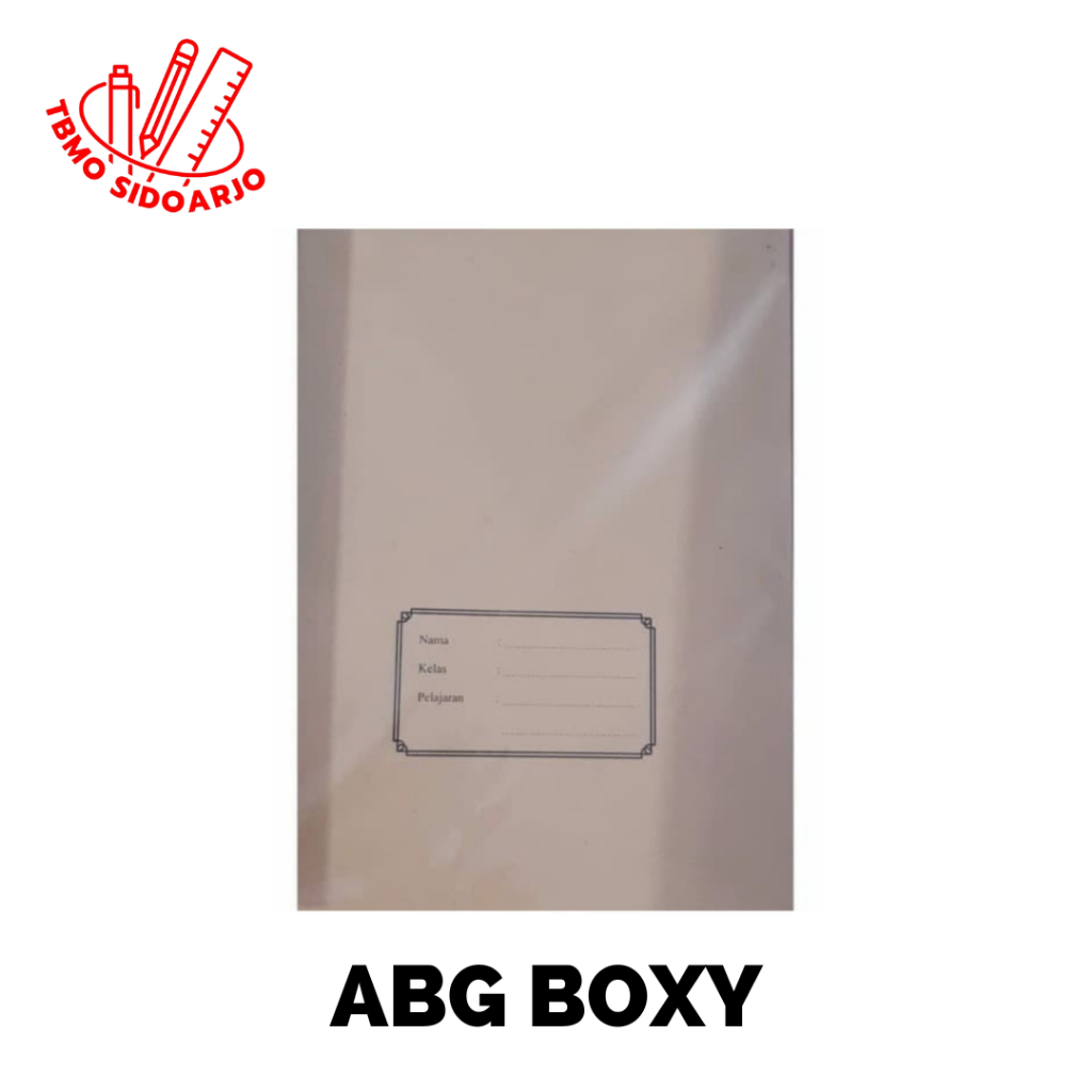 

TBMO Sampul Coklat / Sampul Buku Boxy ABG Isi 20 Lembar