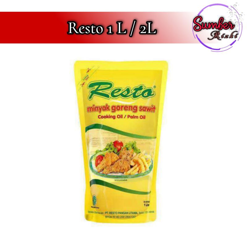 

Resto 1L / 2L Minyak Goreng Sawit