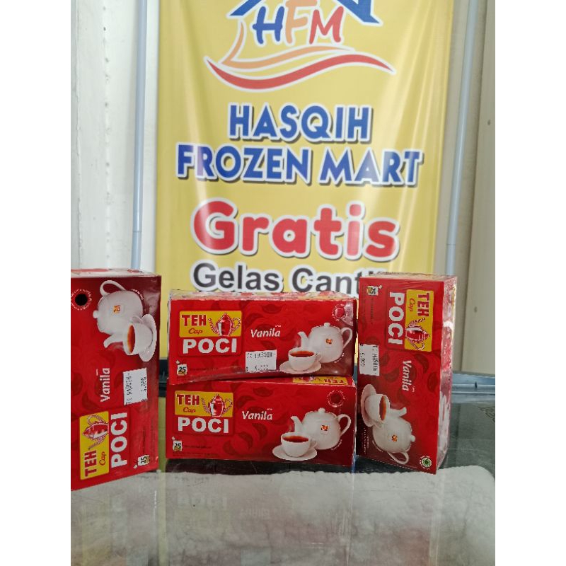 

Teh Cap Poci Vanilla 25 tea bags