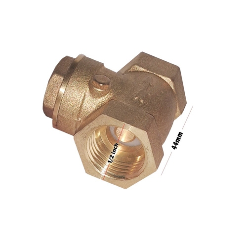 Gate Valve Kuningan Bonuci Stop Kran 1/2 Inch Drat Dalam Model Putar BONUCCI