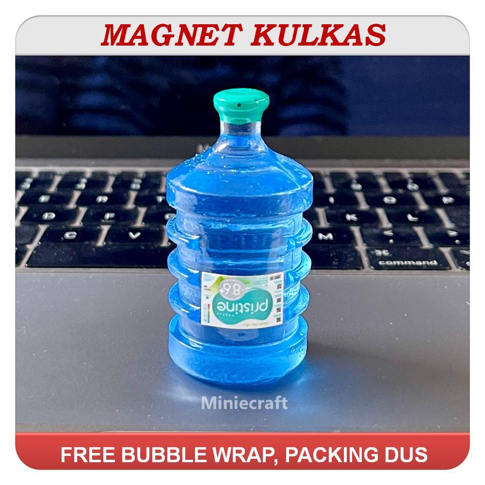 GANCI / GANTUNGAN KUNCI - TEMPELAN KULKAS - MAGNET KULKAS MINIATUR  GALON PRISTINE