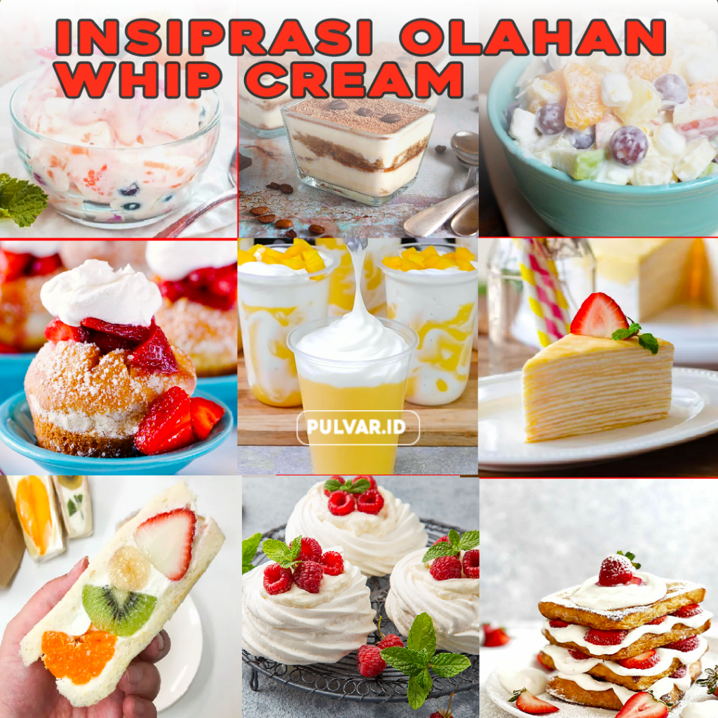 

[Whispers] WHIP CREAM BUBUK 250GR / ANEKA RASA TOPPING WHIP CREAM 250GR / BUBUK WHIP CREAM 250GR