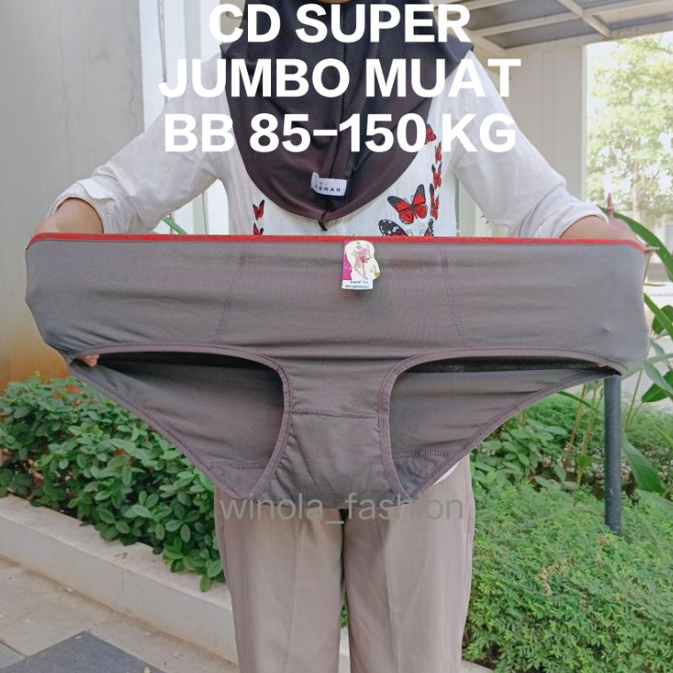 KODE C2E Celana DalamCD Wanita OVERSIZE SUPER JUMBO BB 85  15 kg Bahan Katun 4L 5L 6L  MIRANDA 8369