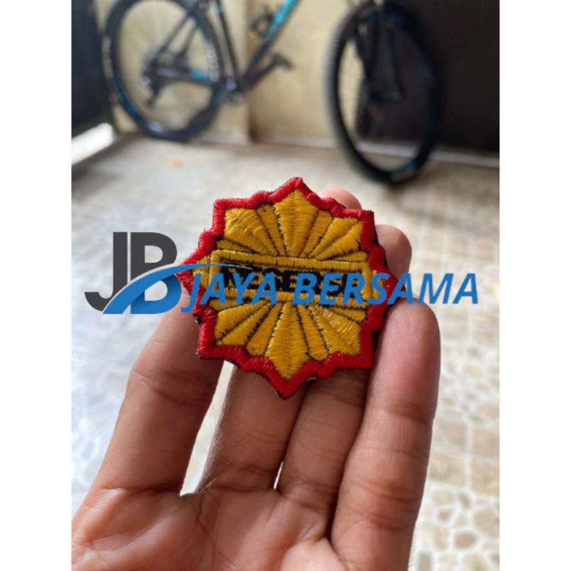 Logo Reserse Bulat | Bordiran Reserse bulat Timbul