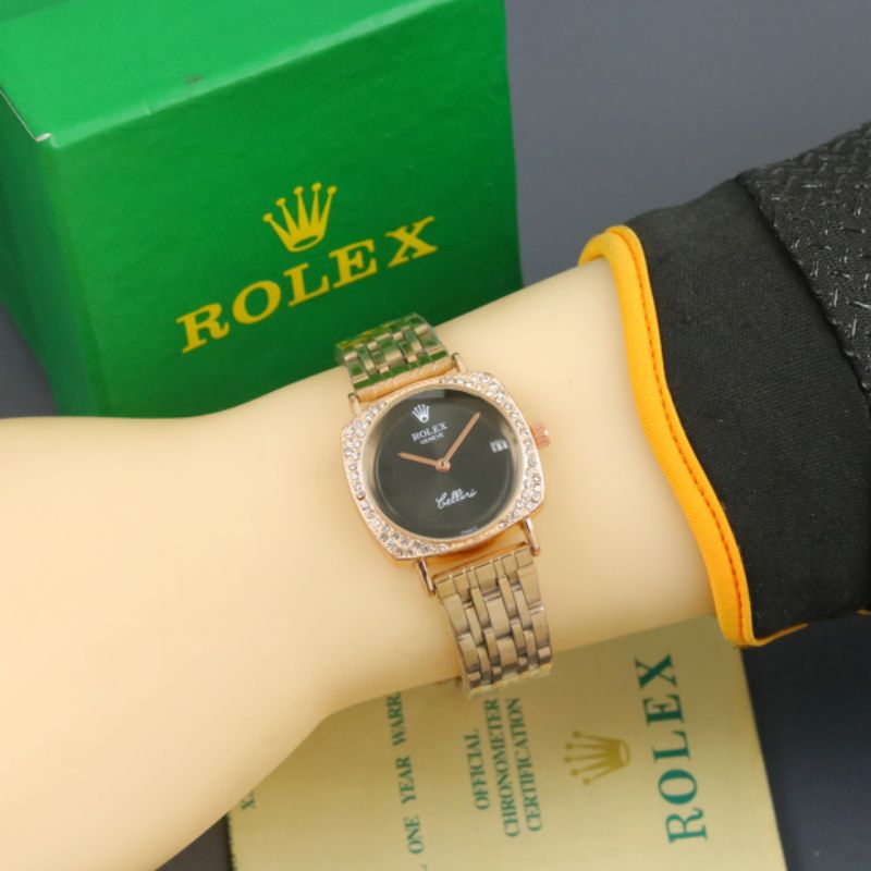 jam fashion rolex cewek