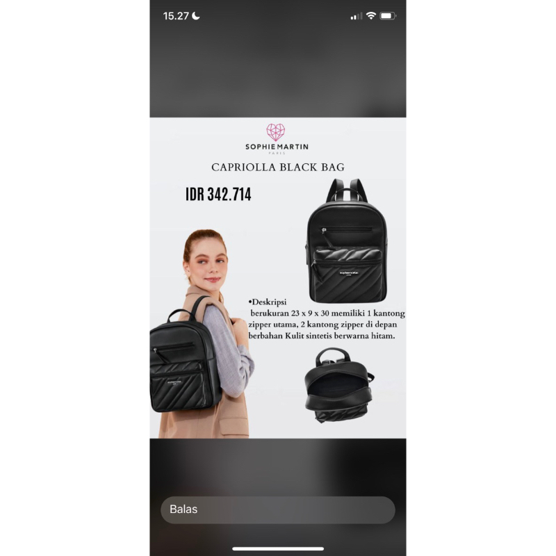 CAPRIOLA backpack Sophie martin