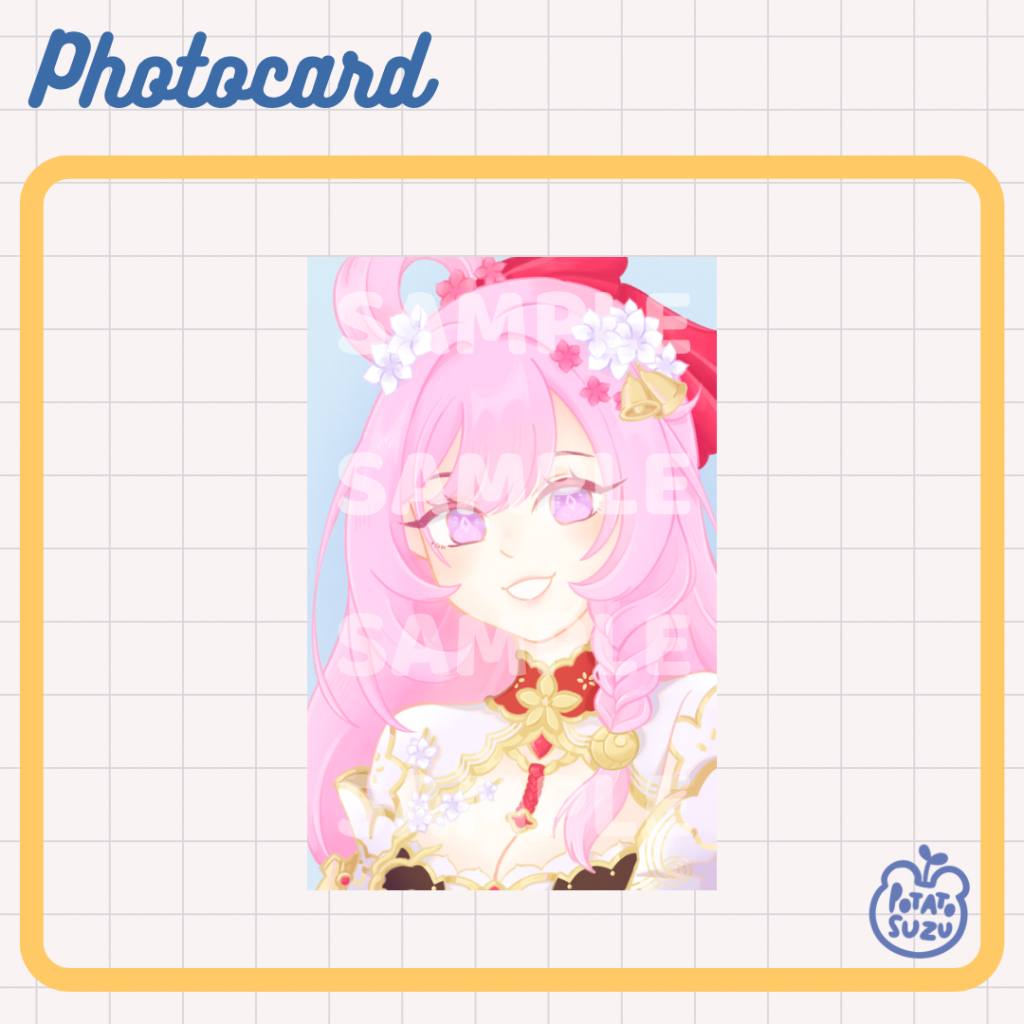 Fanmerch Honkai Impact 3 Photocard Elysia