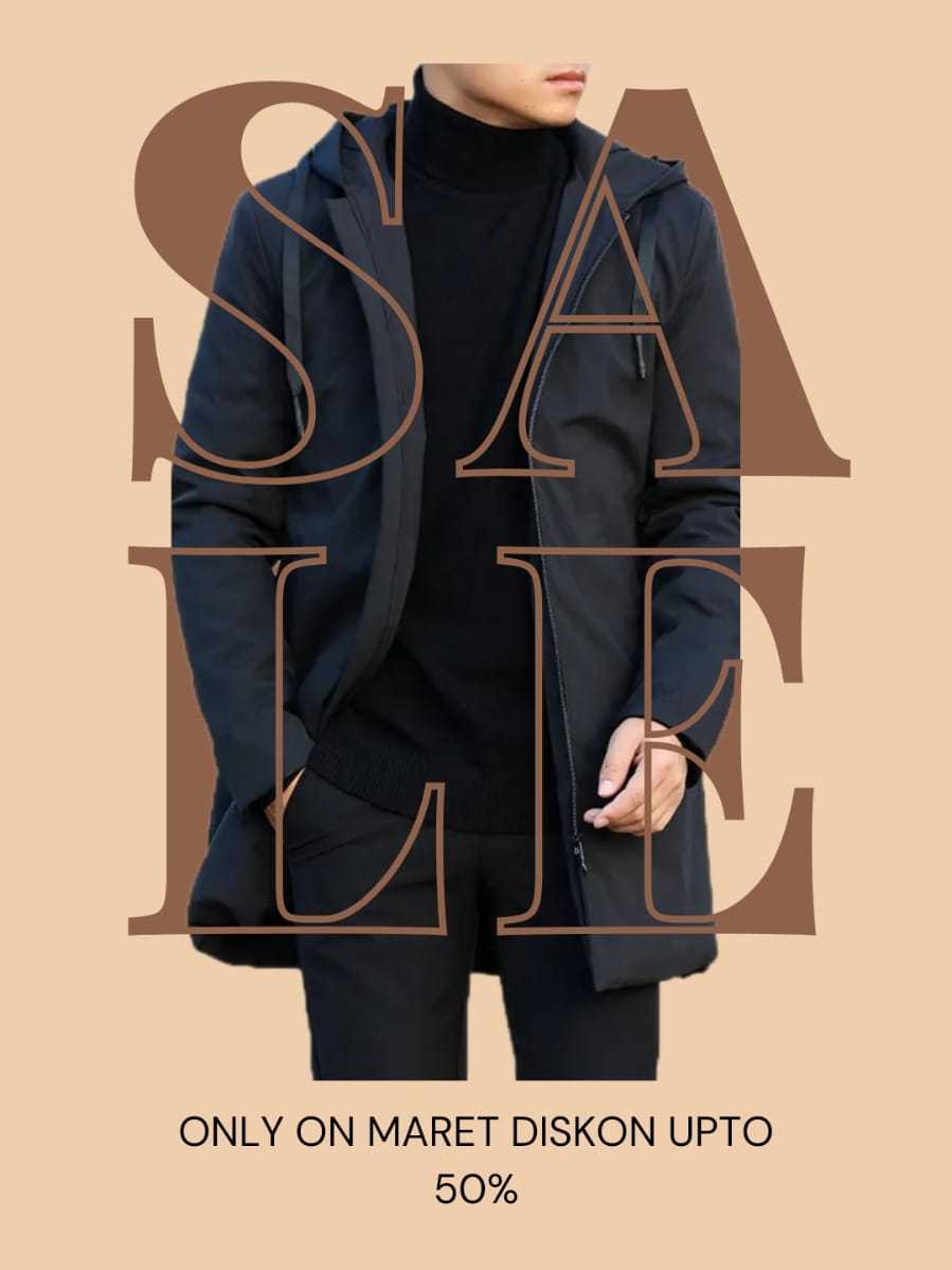 HEMAT JAKET JUBAH PANJANG MUSIM DINGIN JAKET PRIA KOREA