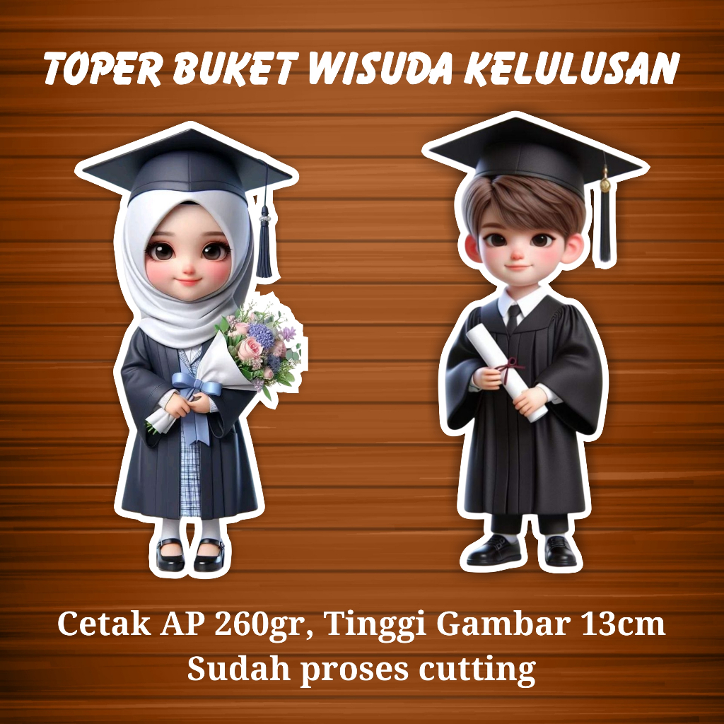 

Topper Wisuda /Topper Buket