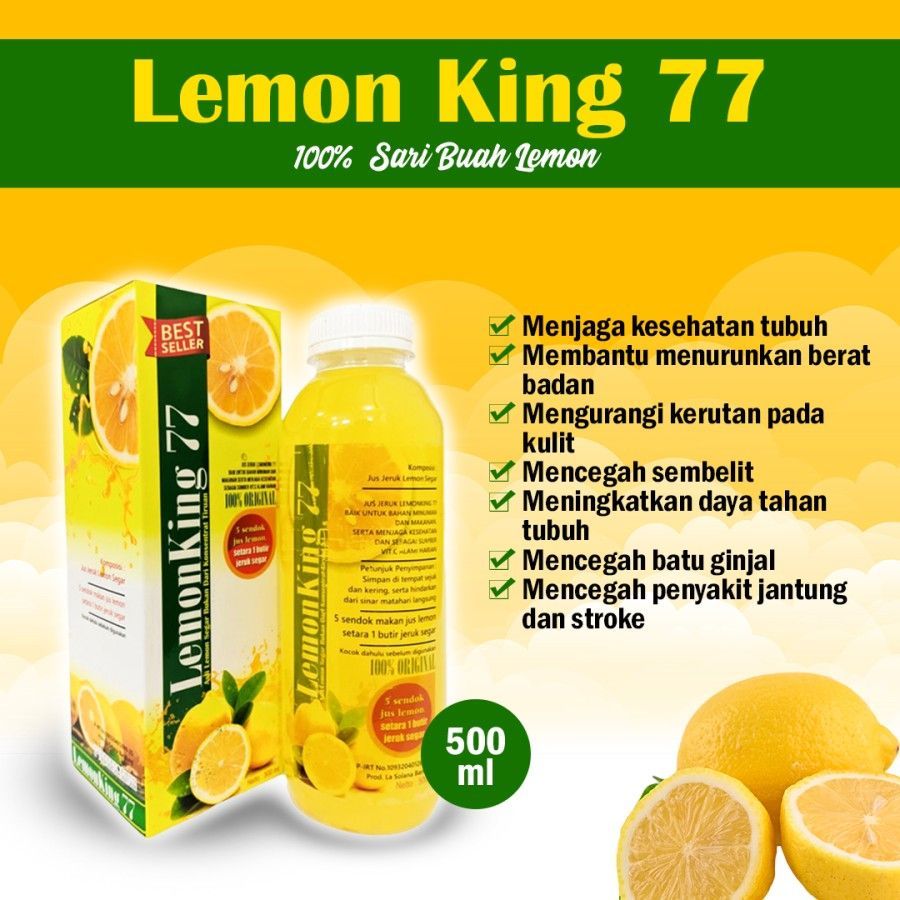 

LemonKing 77 Minuman alami Vitamin C