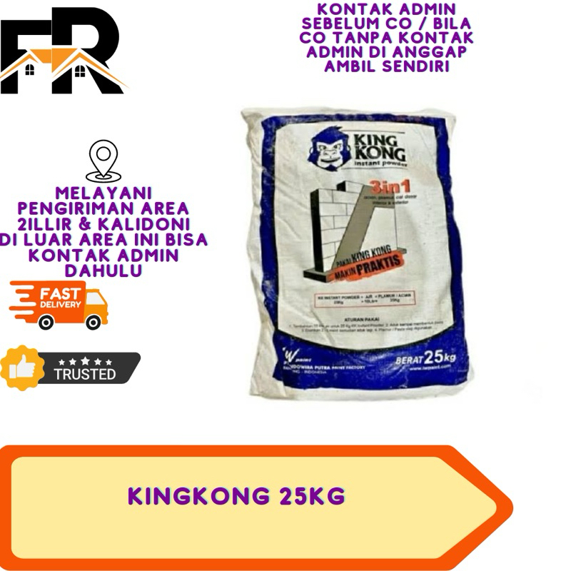 KINGKONG PLAMIR INSTAN 25kg