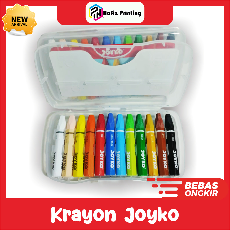 

Krayon Joyko 12 Warna Titi Joyko