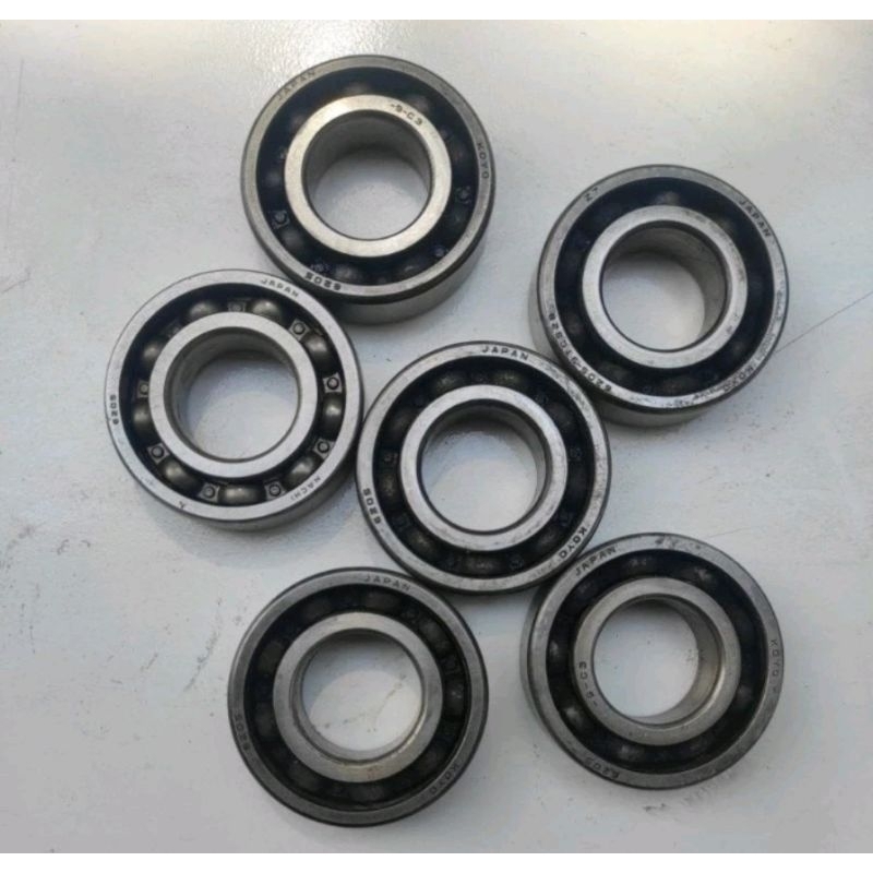 Bearing Laher 6205 Bekas Kruk As Motor Klaker Bahan  As Roda Grobak